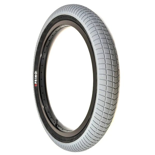 Primo V-Monster BMX Tire - Dark Grey/Black Sidewall - 20x2.4" - Alaska Bicycle Center