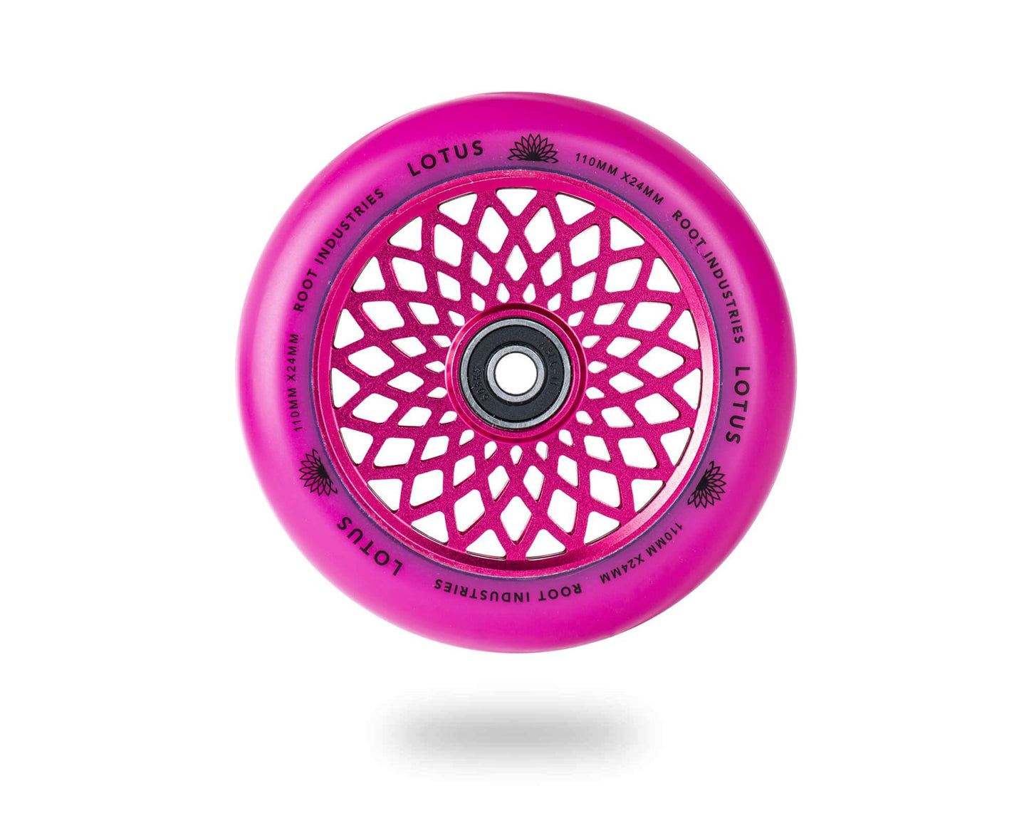 Root Industries 110mm x 24mm Lotus Scooter Wheels - Pink - Alaska Bicycle Center