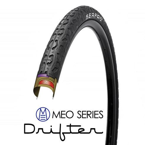 Serfas Meo-Ctr Drifter 26x2.0 Bicycle Tire - Wire, Black - Alaska Bicycle Center