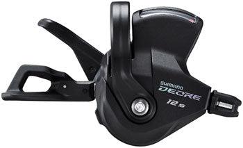 Shimano Deore SL-M6100-R Right Shift Lever - 12-Speed, RapidFire Plus, Optical Gear Display, Black - Alaska Bicycle Center