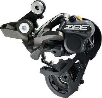 Shimano ZEE RD-M640-SS Rear Derailleur - 10 Speed, Short Cage, Gray, With Clutch, Close Ratio For DH - Alaska Bicycle Center