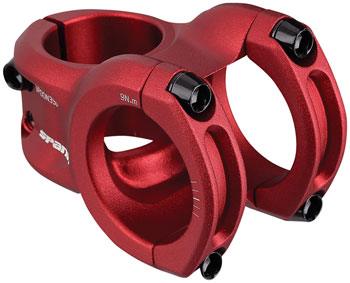Spank Spoon 350 Stem - 45mm, 35mm Clamp, +/-0, Red - Alaska Bicycle Center