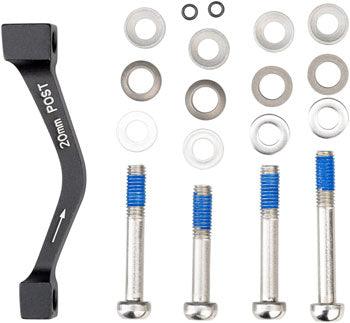 SRAM/ Avid 20mm Post-Mount Disc Caliper to Post Mount Frame/Fork Adaptor with Stainless Bolts Kits for Regular and CPS Calipers - Alaska Bicycle Center
