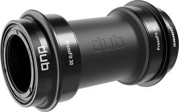 SRAM DUB PressFit30 Bottom Bracket - PF30, 68/73mm, Black - Alaska Bicycle Center