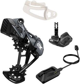 SRAM GX Eagle AXS Upgrade Kit - Rear Derailleur, Battery, Eagle AXS Controller w/ Clamp, Charger/Cord, Chain Gap Tool, Black - Alaska Bicycle Center