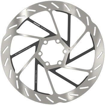 SRAM HS2 Disc Brake Rotor - 180mm, 6-Bolt, Rounded, Silver/Black - Alaska Bicycle Center