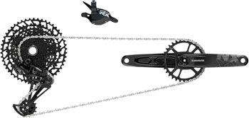 SRAM NX Eagle Groupset: 170mm 32 Tooth DUB Crank, Rear Derailleur, 11-50 12-Speed Cassette, Trigger Shifter, and Chain - Alaska Bicycle Center