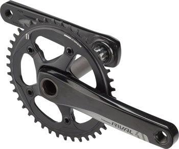 SRAM Rival 1 Crankset - 172.5mm, 10/11-Speed, 42t, 110 BCD, GXP Spindle Interface, Black - Alaska Bicycle Center