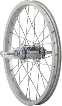 Sta-Tru Single Wall Rear Wheel - 16", 3/8" x 110mm, Coaster Brake, Freewheel, Silver, Clincher - Alaska Bicycle Center