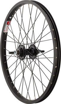 Sta-Tru Single Wall Rear Wheel - 20"x 1.75, 3/8" x 110mm, Rim Brake, Flip Flop, Black, Clincher - Alaska Bicycle Center