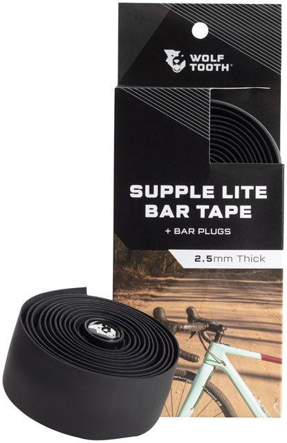 Wolf Tooth Supple Lite Bar Tape - Black - Alaska Bicycle Center