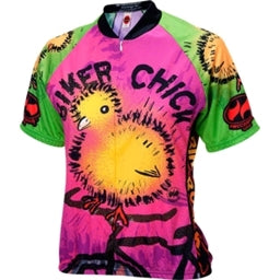 World Jersey Biker Chick Cycling Jersey - Alaska Bicycle Center